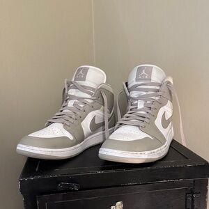 Nike Air Jordan Gray and White Sneakers